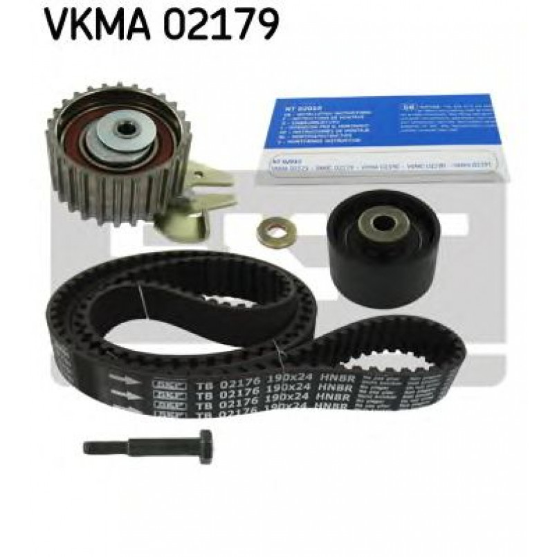 VKMA 02179 SKF Комплект (ремінь+ролики)